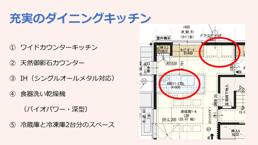 充実のダイニングキッチン