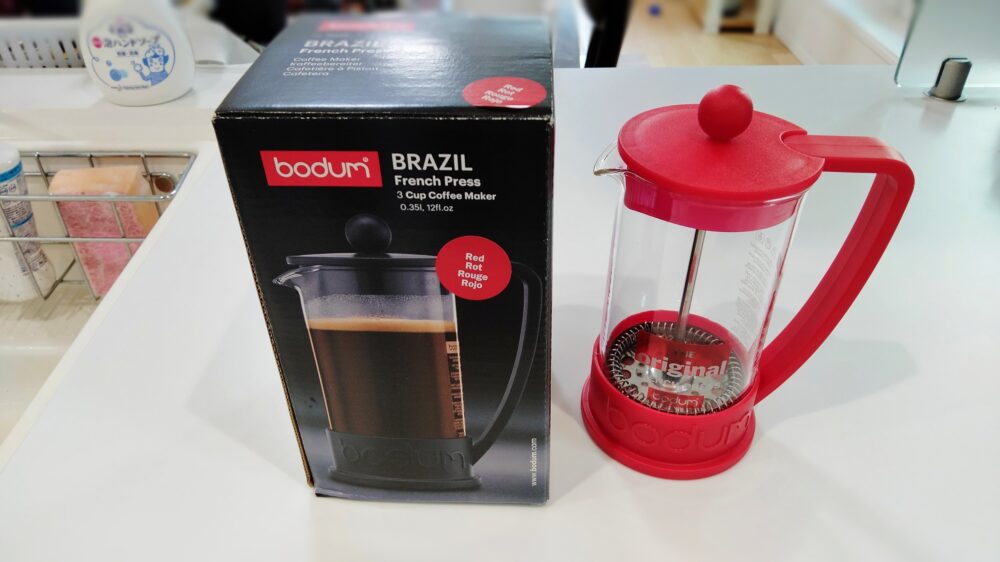 BODUM　フレンチプレスコーヒーメーカー　レビュー