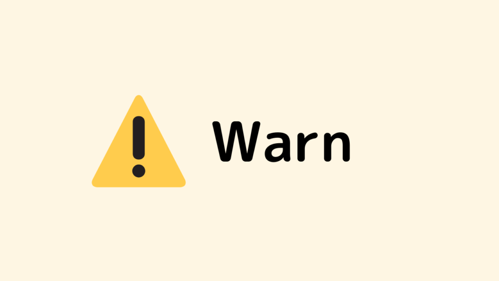 warn